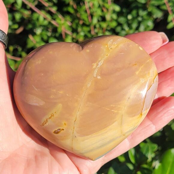 Polychrome Jasper Heart - Picture 2 of 3